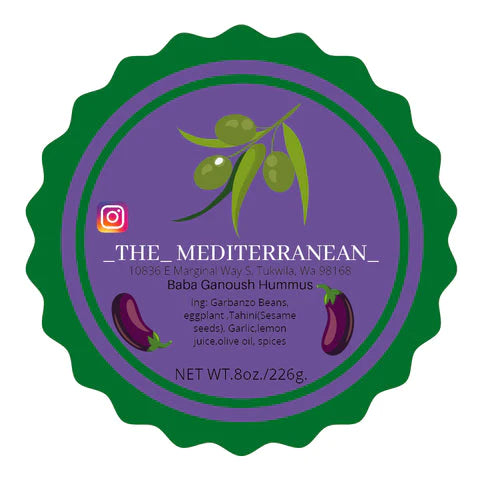 The Mediterranean - Baba Ganoush Hummus