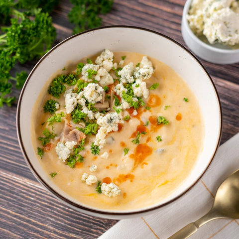 Buffalo Chicken Chowder - Stock Your Freezer