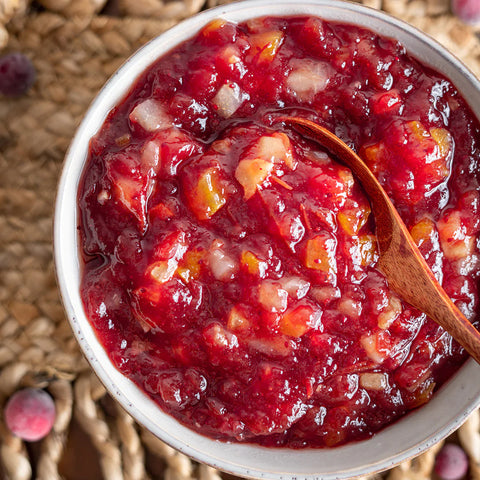 Cranberry Sauce with Candied Ginger