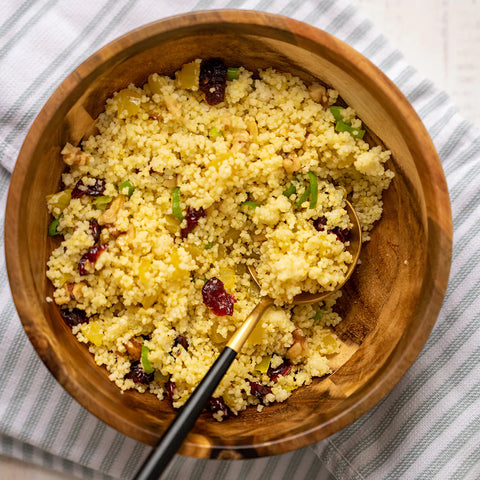 Curried Couscous with Dried Sweet Cranberries