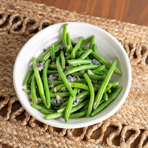 French Green Beans with Caramelized Shallots