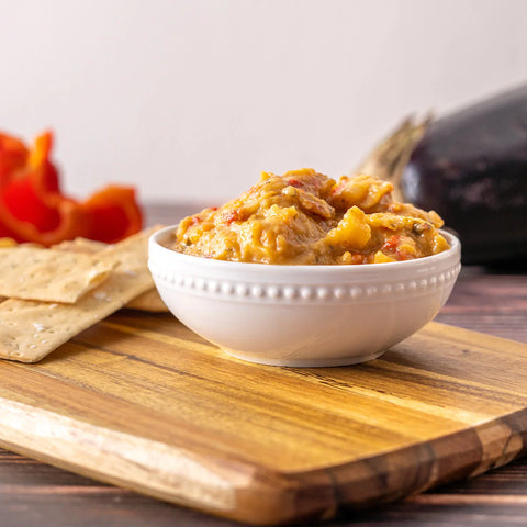 Roasted Pepper & Eggplant Tapenade - Stock Your Freezer