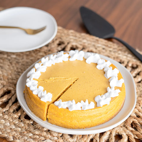 Sweet Potato Cheesecake with Pecan Gingersnap Crust - 9" Whole