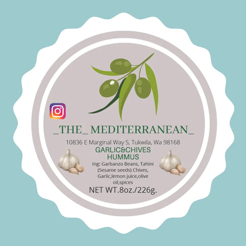 The Mediterranean - Garlic & Chives Hummus